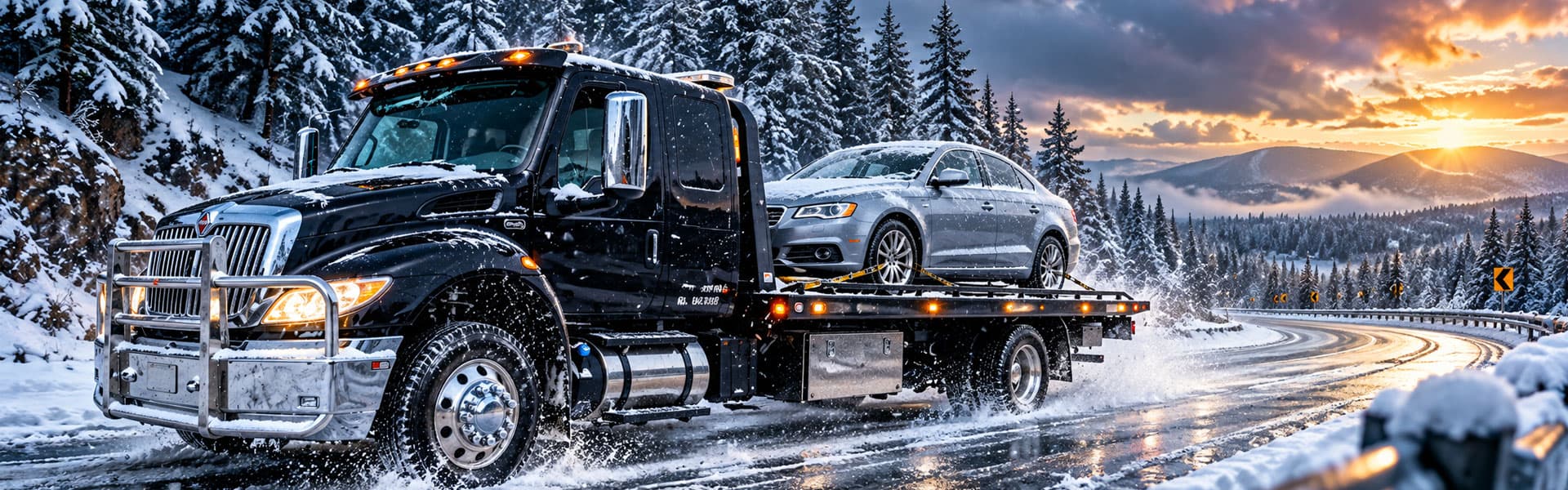 Tow truck background